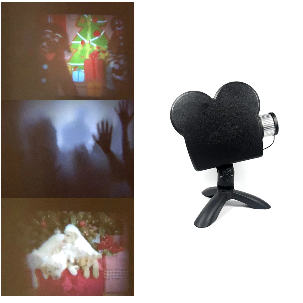 Лазерный прожектор с окошком диско-лампа для сцены Рождества Хэллоуина страны