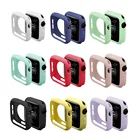 Чехол для Apple Watch 38 40 42 44 мм, мягкий бампер из ТПУ, защитная рамка, без защиты экрана, для iWatch Series1 2 3 4 5 6 SE