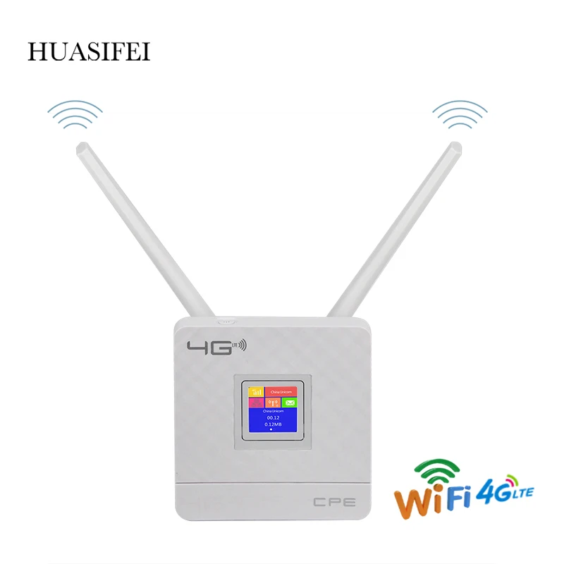 Разблокированный Wi-Fi-роутер 3G с 4G портами Lte портом Wan/Lan двумя внешними антеннами