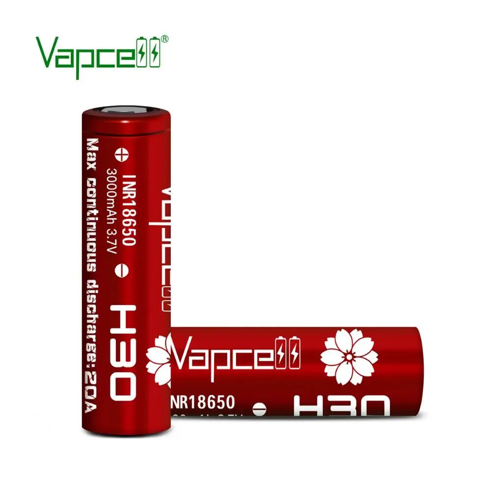 Бесплатная доставка Оригинальная батарея Vapcell H30 INR 18650 3000 мАч 20A Rewrap HG2L 3 7 в
