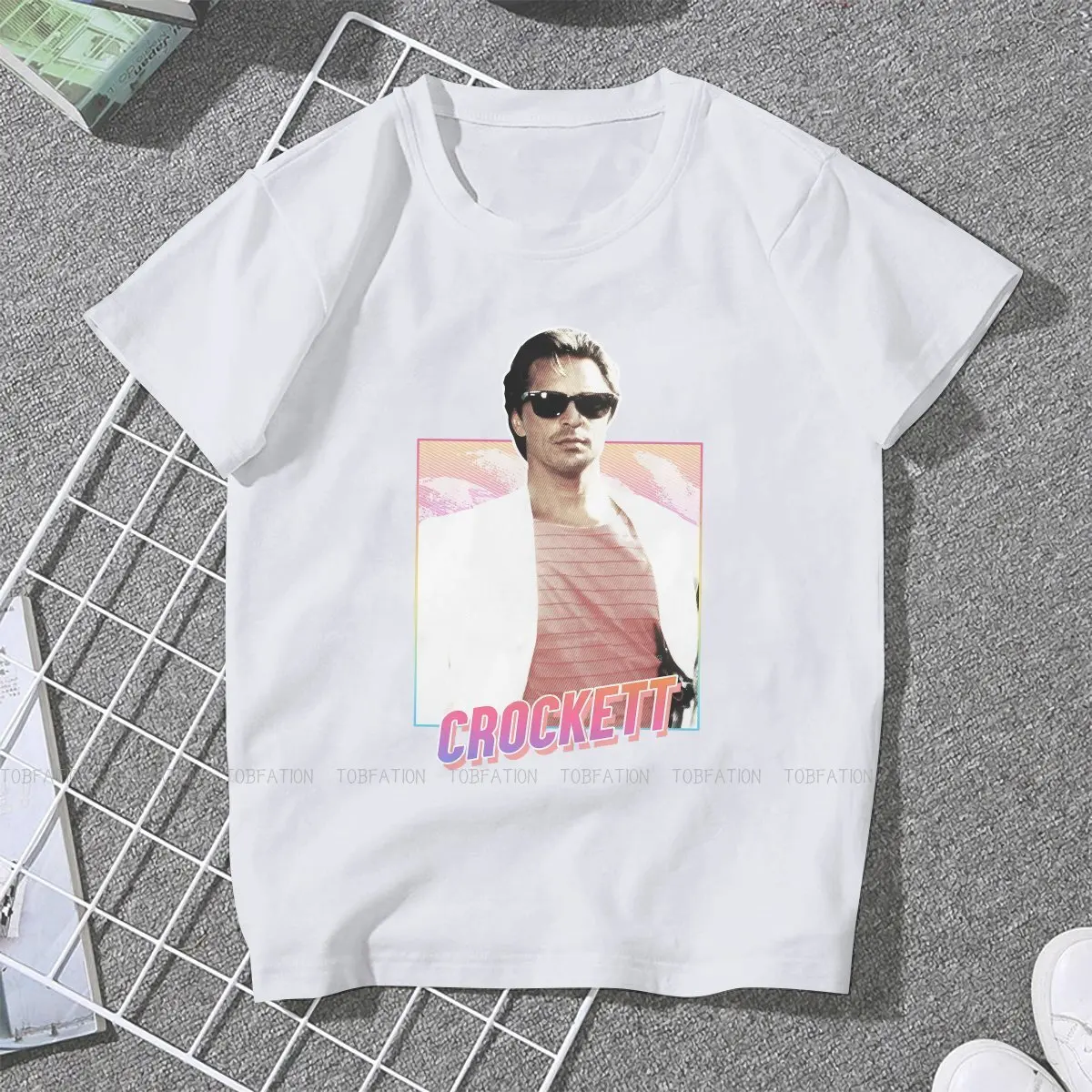 Футболка Crockett для девочек Майами удобная рубашка в стиле хип-хоп с коротким