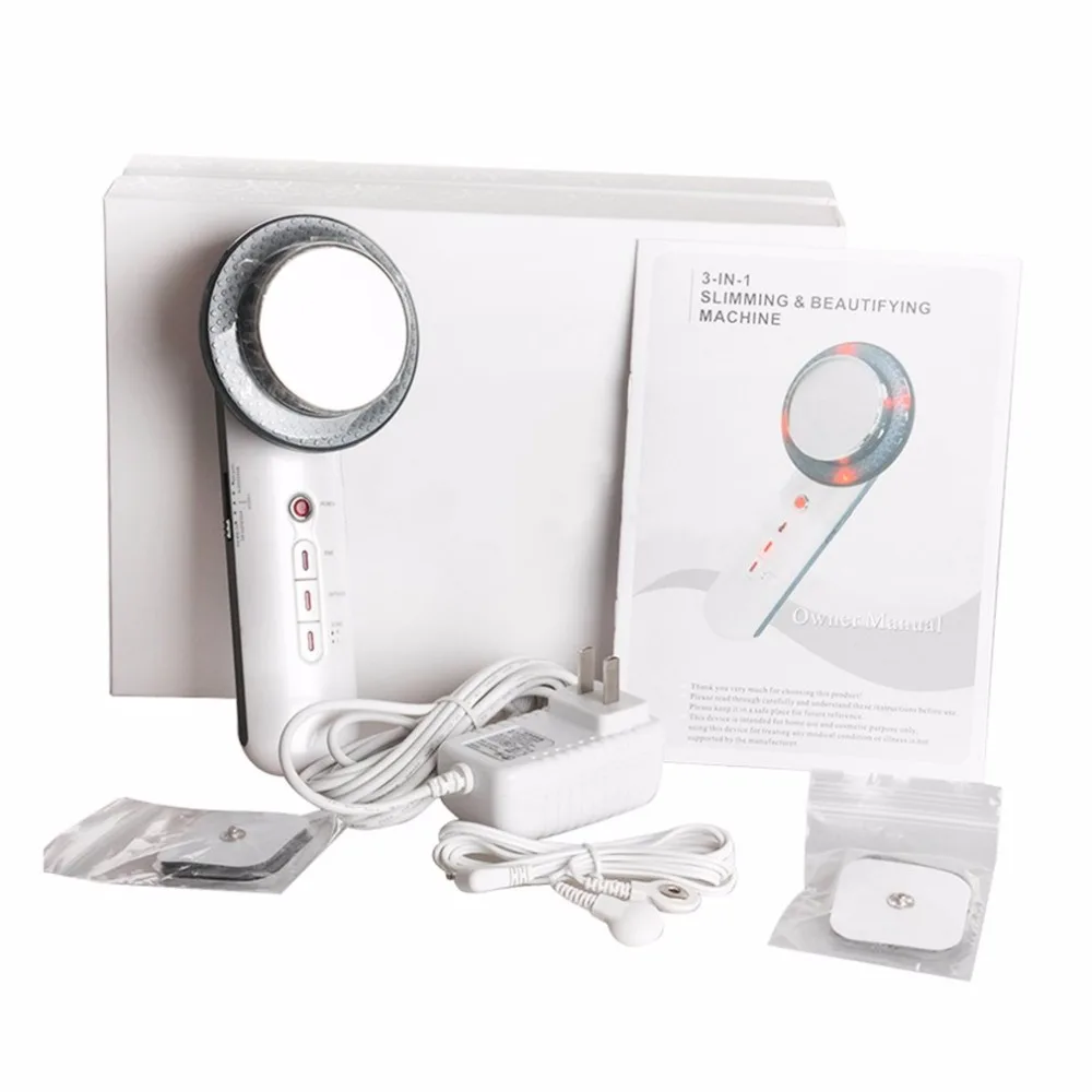 Body Slimming Massager Weight Loss Anti-Cellulite Fat Burner Galvanic Infrared Ultrasonic Therapy Tool US new facial care | Красота и