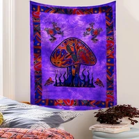 nordic wall hanging tapestry psychedelic bizarre print art painting decoration backdrop cloth for bedroom living room
