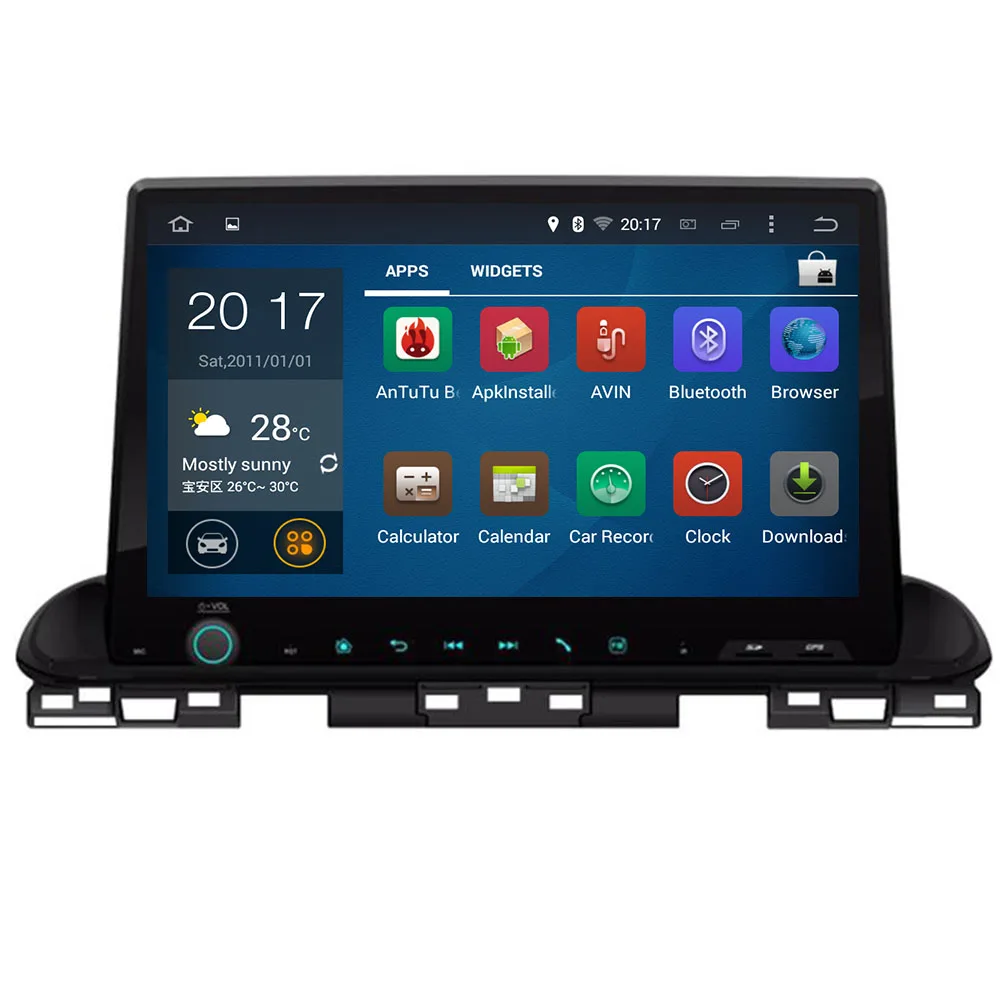 Автомобильный мультимедийный плеер Android 10 PX5 8 ядер 2din Wi-Fi Bluetooth GPS-навигация для