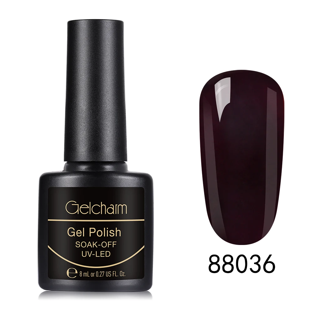 88036 Gelcharm 8 мл сменная серия Гель-лак для ногтей УФ светодиодный отмачиваемый лак для ногтей Блеск для ногтей салон маникюрный лак - Цвет: 88036