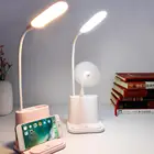 Светодиодная настольная лампа с сенсорным управлением, Перезаряжаемый USB светильник для спальни, прикроватного столика с регулируемой яркостью, для детей, в нейтральной цветной коробке, для транспортировки