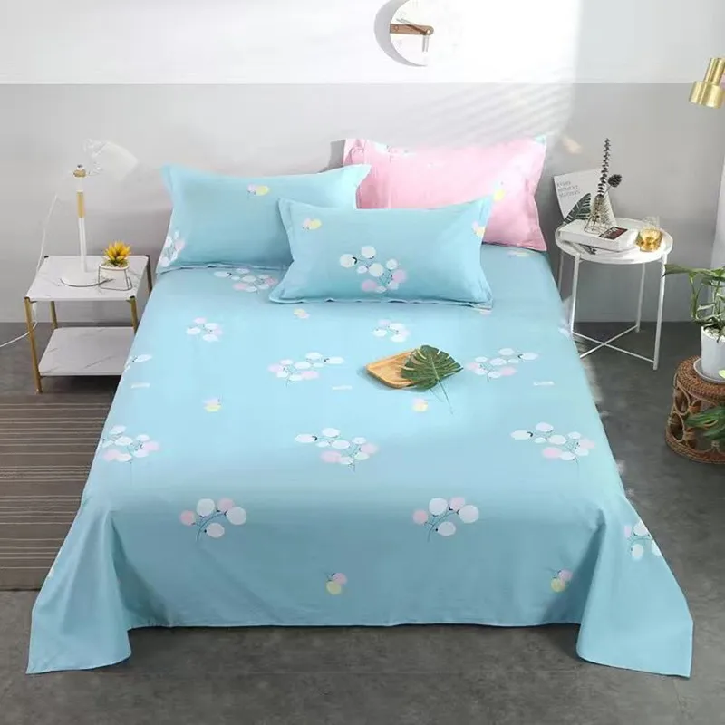 Постельное белье с мультяшным рисунком 1 шт. мод простыни из чистого хлопка для