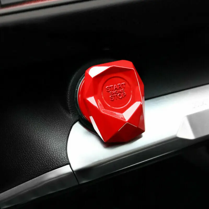 

Alloy Switch Start Metal Auto Car SUV Decorative Red Accessories Button