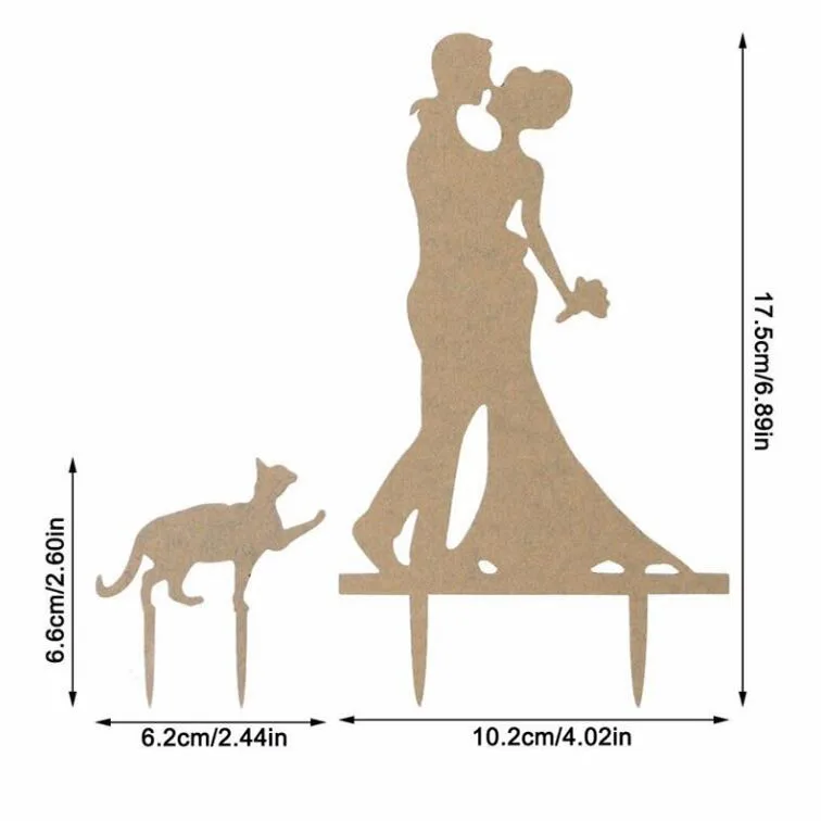 

Wedding Cake Decoration Engagement Acrylic 1 Pcs Party Creative Resuable Perfect Accessory to Help Create A Festive Environment