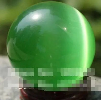 Новый 40 мм зеленый шар из мексиканского опала хрустальный шар/Gemston | Дом и сад