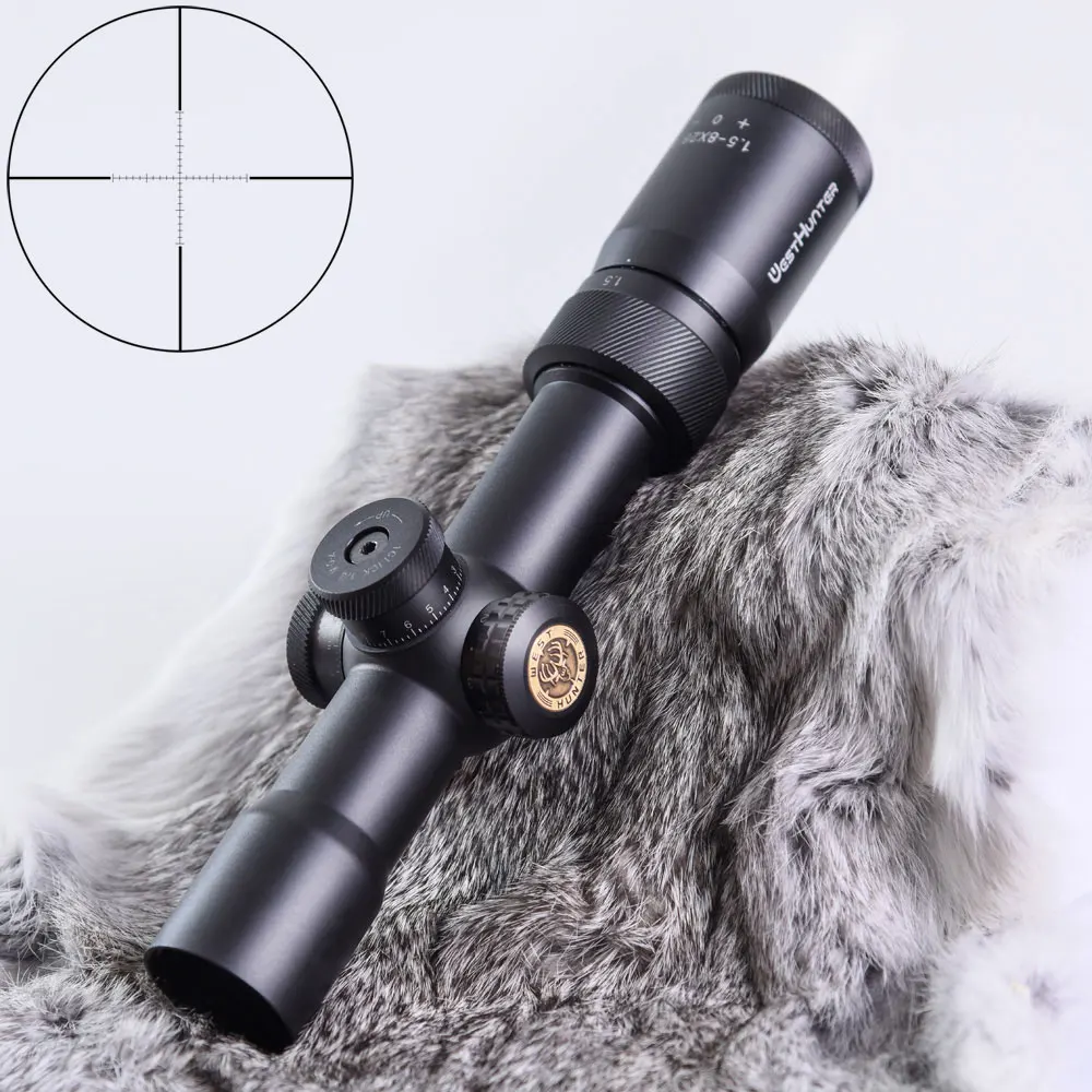 Компактный прицел для пневматической винтовки westthunter 1 5 8 х28ir тактический