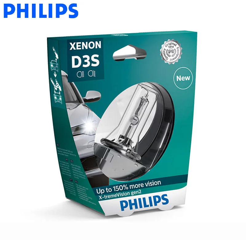 Philips D3S 35 Вт Xenon X-tremeVision gen2 автомобильный головной светильник HID 4800K белый