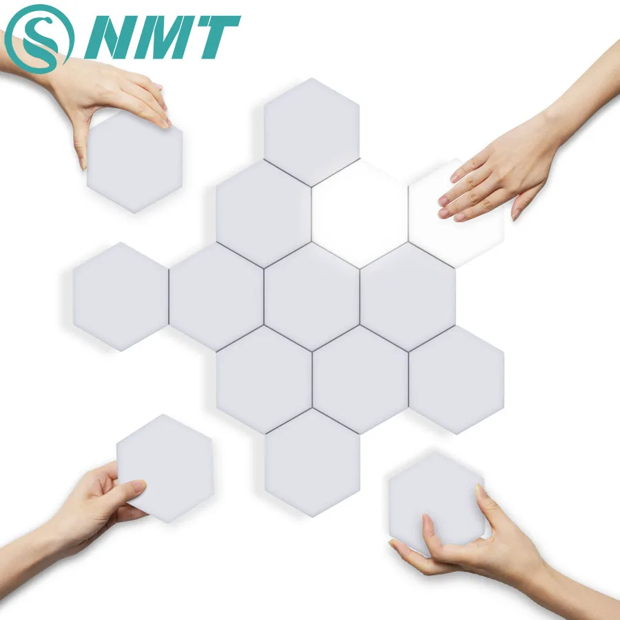 Квантовая лампа шестиугольные лампы модульное Сенсорное освещение светодиодный