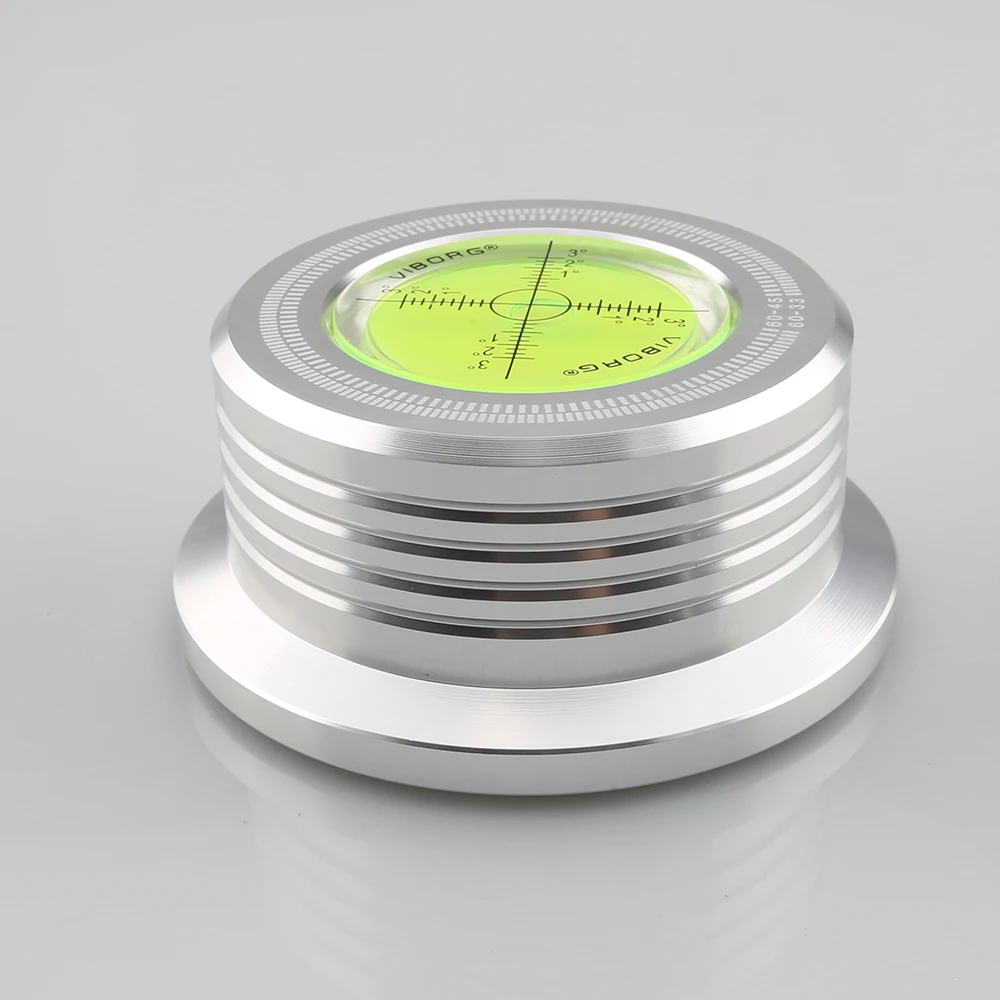 Viborg LP628S 60HZ silver 280g Record Weight LP Disc Stabilizer Turntable Vinyl Clamp HiFi |