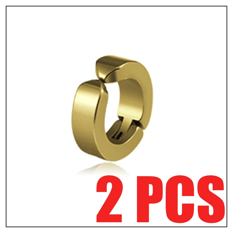 2 шт. без Пирсинга Ушей металлический стиль Модная бижутерия галстук панк