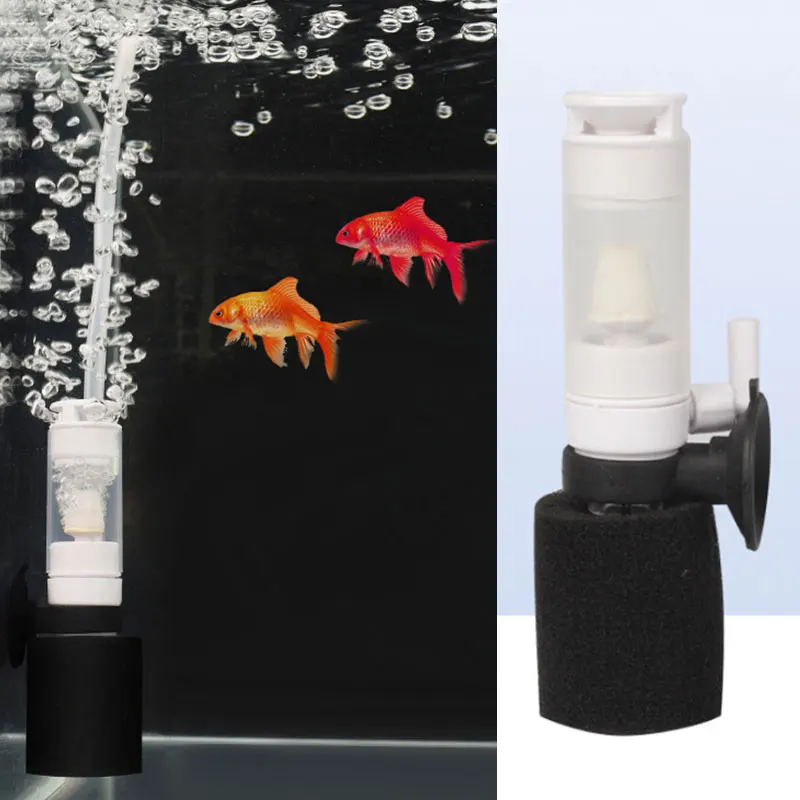 

New Aquarium Pneumatic Filter Accessories Mini Internal Purifier Fish Tank Multi Layer Media Filter For Increase Oxygen Air Pump