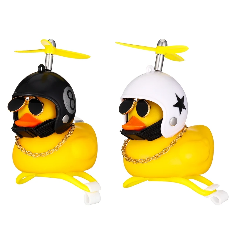 

Little Yellow Duck Bamboo Dragonfly Broken Wind Duck Car Accessories Car Ornaments New