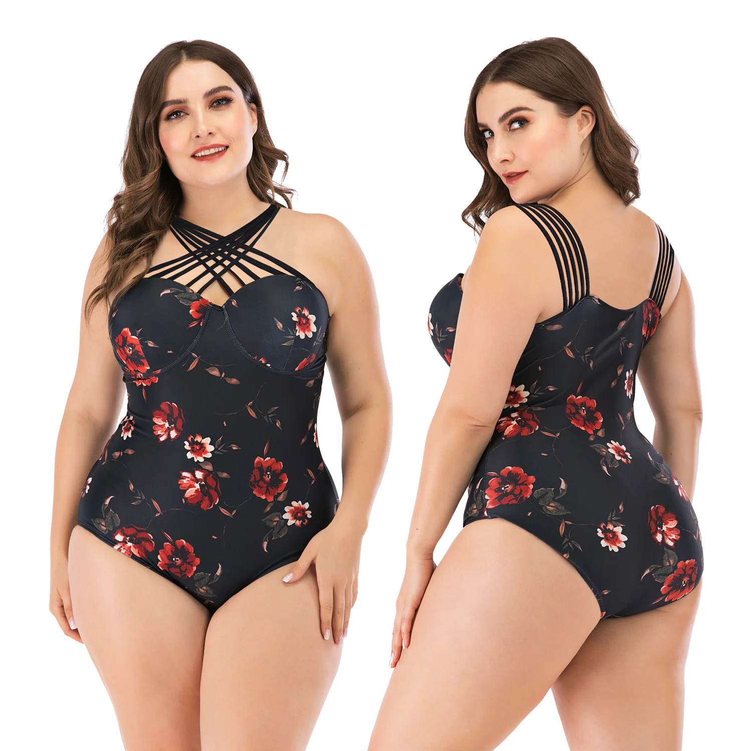 

Swimwear Swimsuit For Women 2020 Large Size Swimsuits 2020 Swiming Suit Women Solid Swimsuit Female With Pushap For The Beach