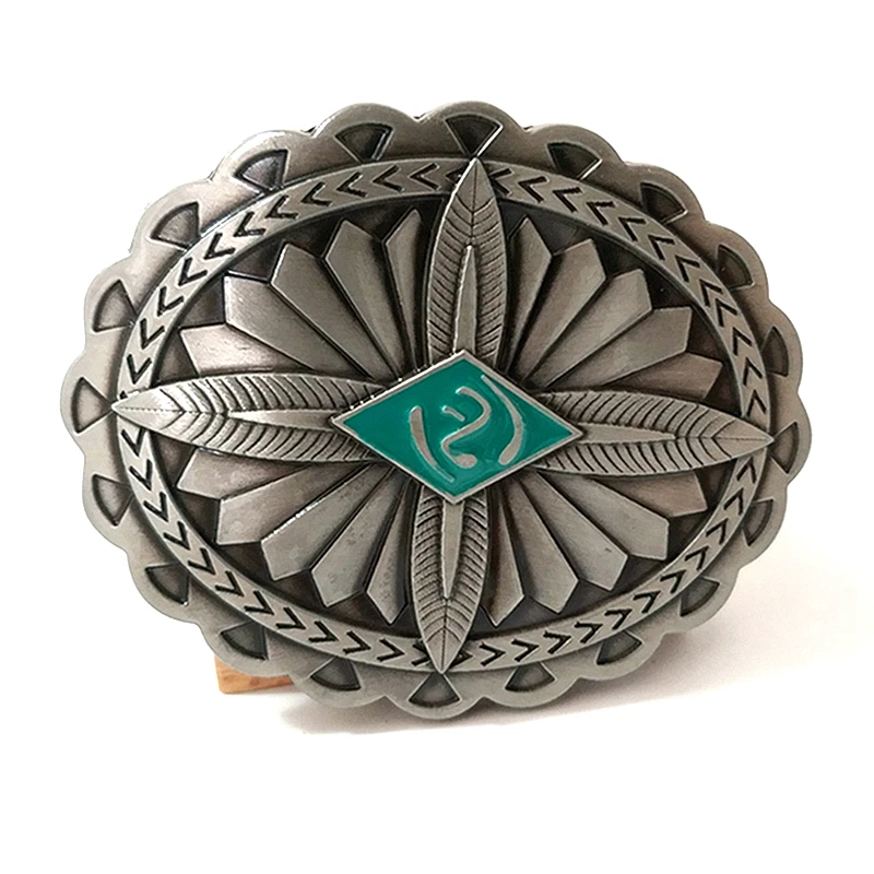 Винтажная Изысканная Цветочная пряжка для ремня ковбойский костюм из Овальной