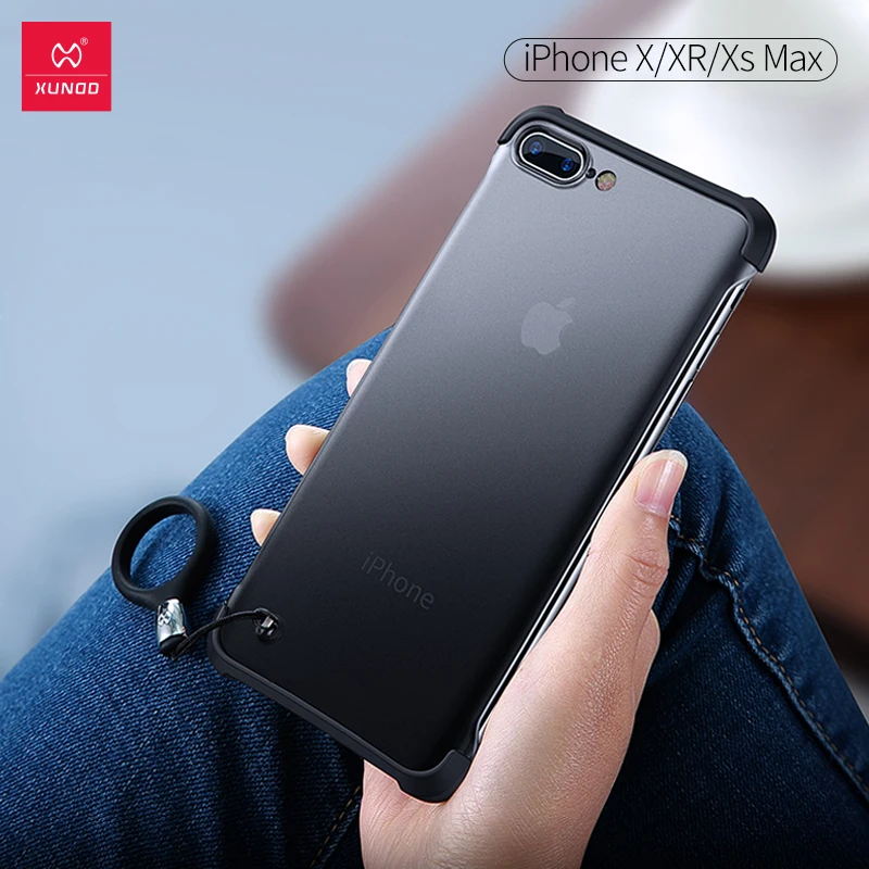 XUNDD Безель Бесплатный чехол для телефона для iPhone X XR XS Max Бампер Защитный матовый прозрачный корпус милый карамельный цвет чехол s разноцветный martin