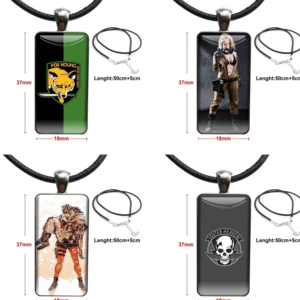 Металлическая Шестерня внешнего неба, твердый V-образный, фантомная боль, стеклянная подвеска, ожерелье с подвеской в виде Галактики, женские стальные ожерелья с покрытием