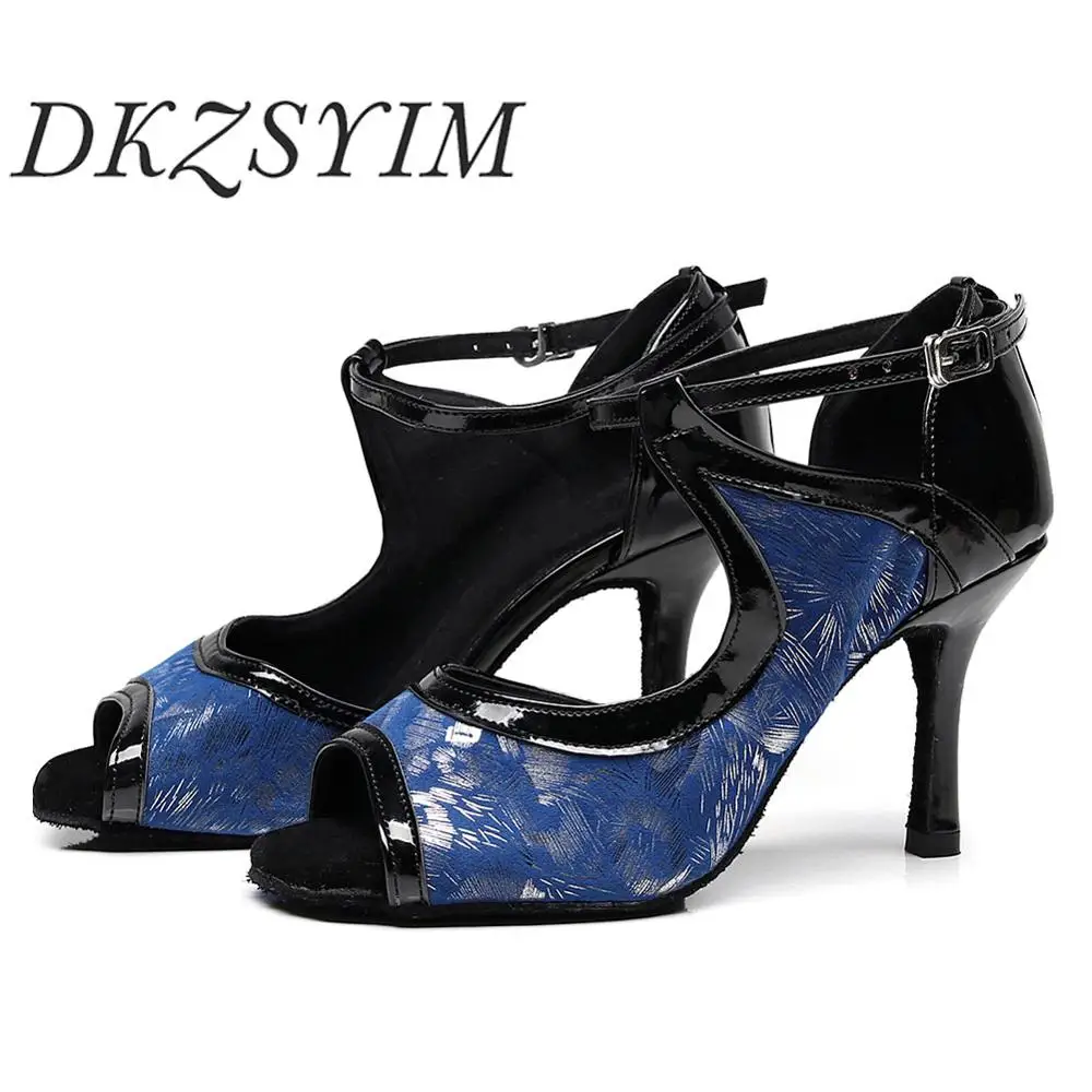 Женские туфли для латиноамериканских танцев DSZSYIM Женская Обувь бальных сальсы