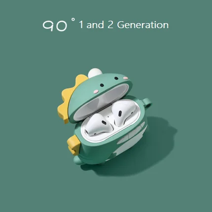 Мультяшный Чехол аниме серии Airpod с брелоком Ударопрочный силиконовый чехол