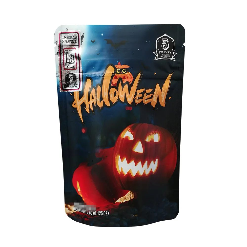 

(HALLOWEEN ) NEW Bag Resealable Packaging- ONLY Bag No any food Patch (including anti-counterfeiting label)