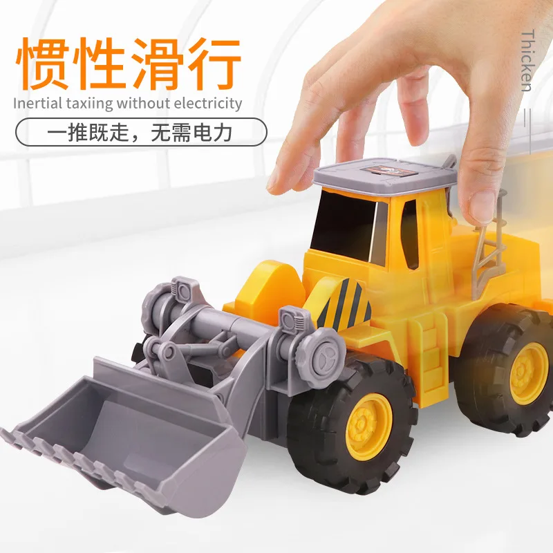 Детская инерционная экскаватор большой Размеры стойкость от ударов при падениях