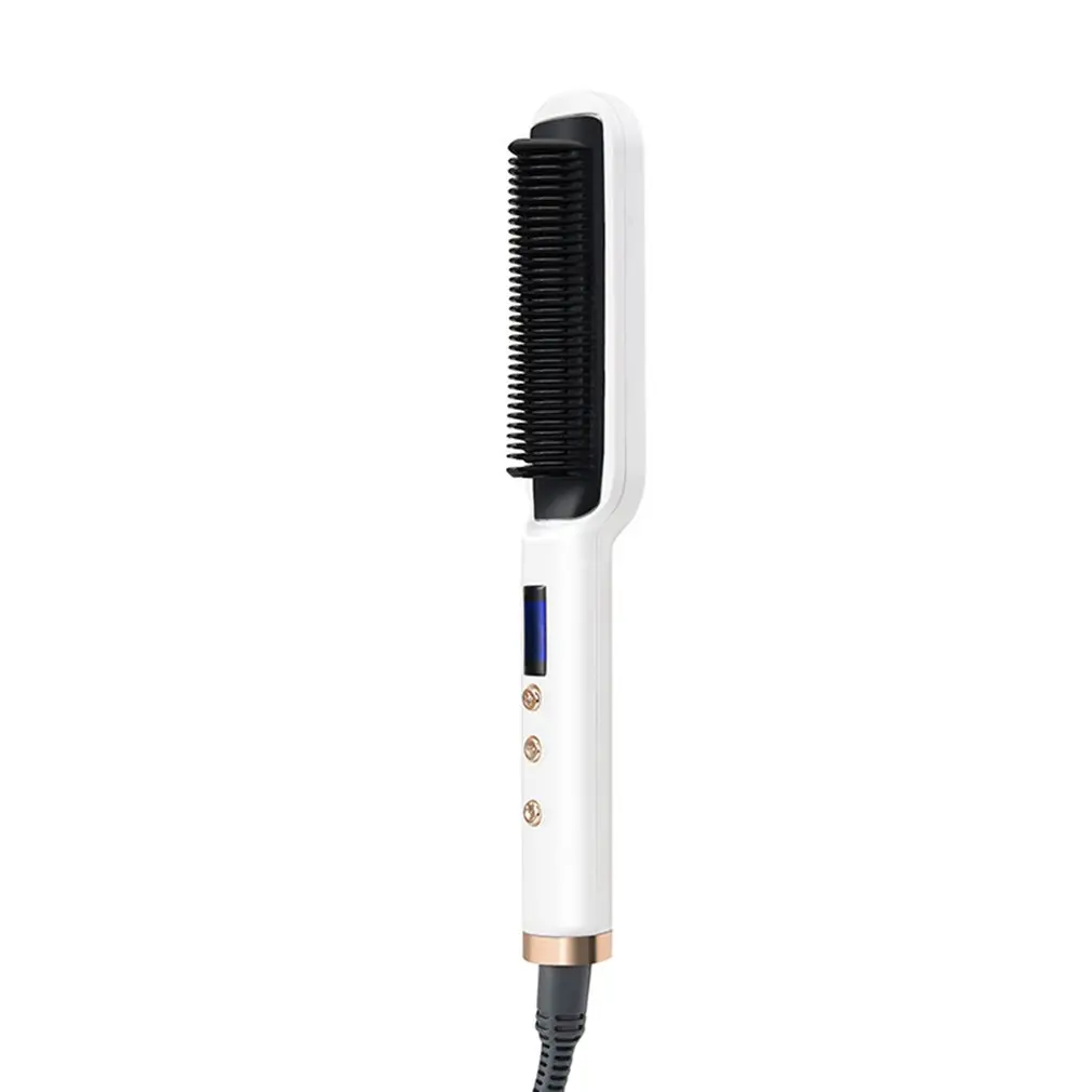 

Air Comb LED Display Dry & Wet Thermostatic Curly And Straight 2 In 1 Hot Air Comb Anti Scalding Negative Ions