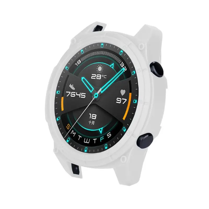 Чехол для-Huawei -Watch GT2 46 мм Красочные смарт-часы чехол TPU оболочка GT 2 протектор SIKAI