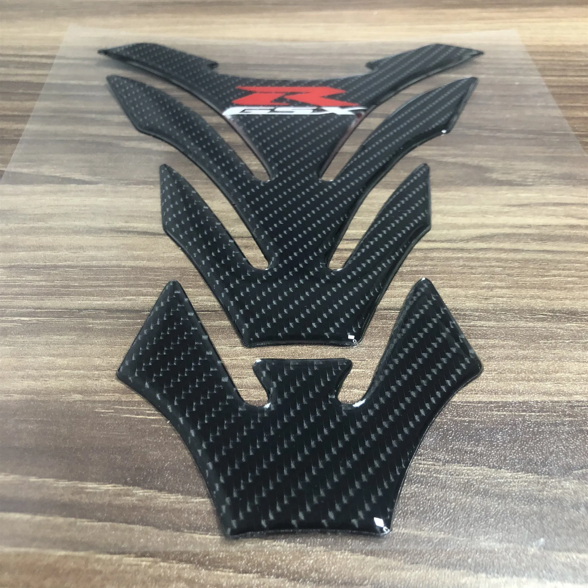 Carbon fiber 3D мотоцикл углеродный вид газ масло защитная накладка на топливный бак Наклейка для Suzuki GSX-R GSXR 750 600 1000 Для Hayabusa GSXR1300 - Цвет: Carbon fiber