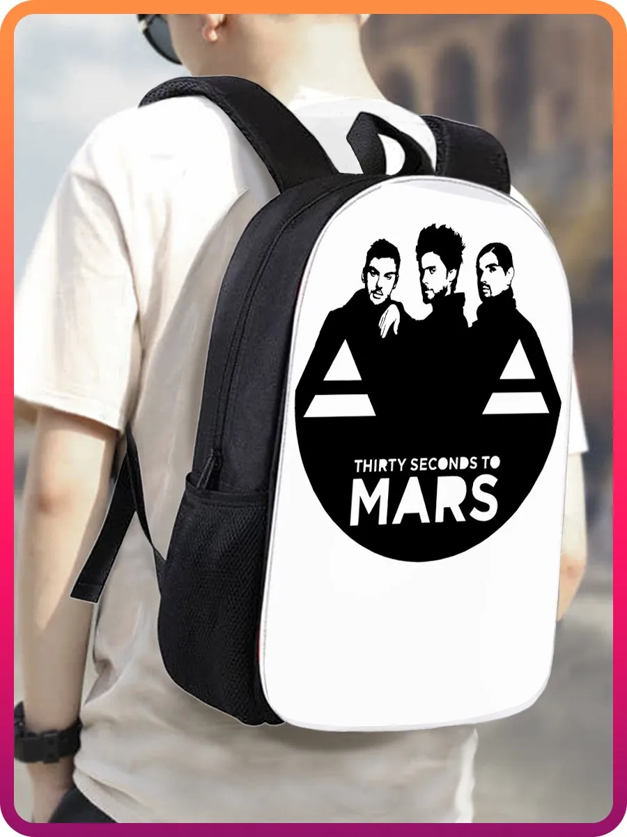 Рюкзак 30 seconds to Mars (30 секунд до марса Jared Leto linkin park thirty mars) - 3 | Багаж и сумки