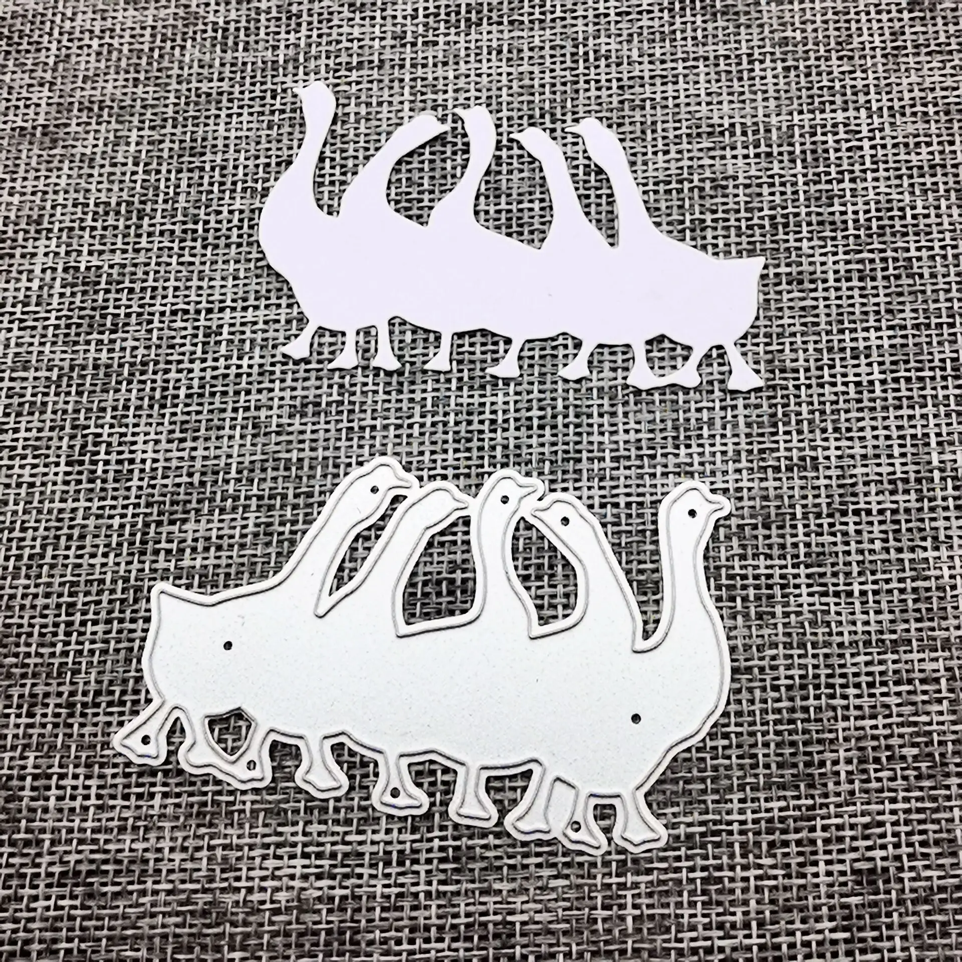

Lucky Goddess Craft Metal cutting dies duck & goose Scrapbook paper craft knife mould blade punch stencils dies 2021