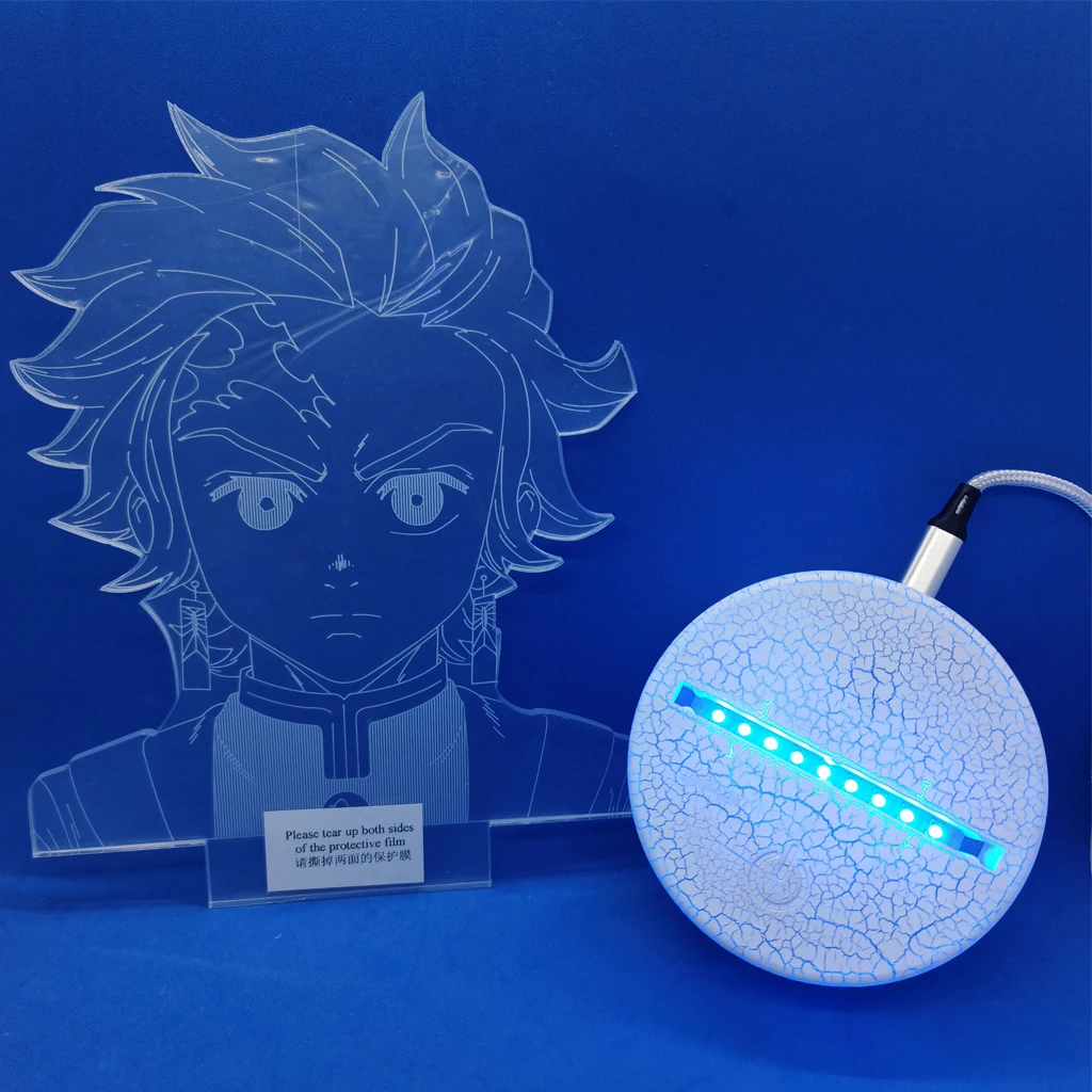 Лист лампы атака на Титанов ночсветильник из аниме акриловая доска только для