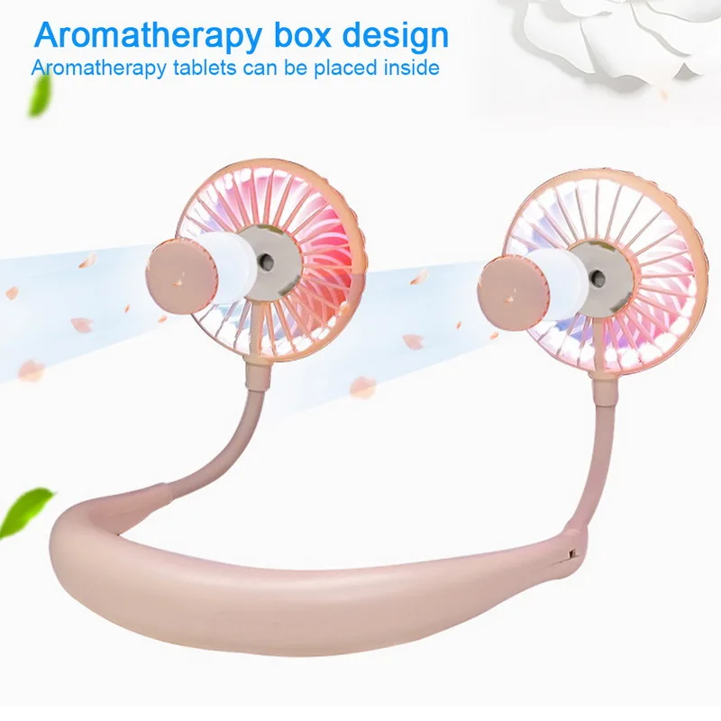 Вентилятор мини портативный ручной вентилятор с USB перезаряжаемой батареей Три