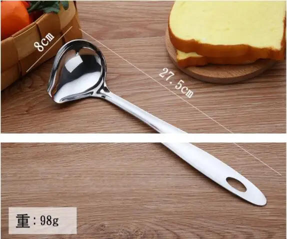 Ложка из нержавеющей стали горячий горшок дуршлаг кухня Бытовая короткая ручка