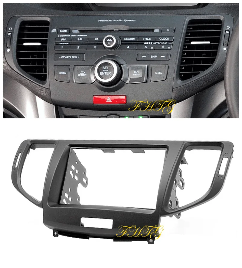 Автомобильная Радио фасция Dash Kit подходит для 2010 Honda Spirior/Europe Accord/ACURA SR9 двойная Din