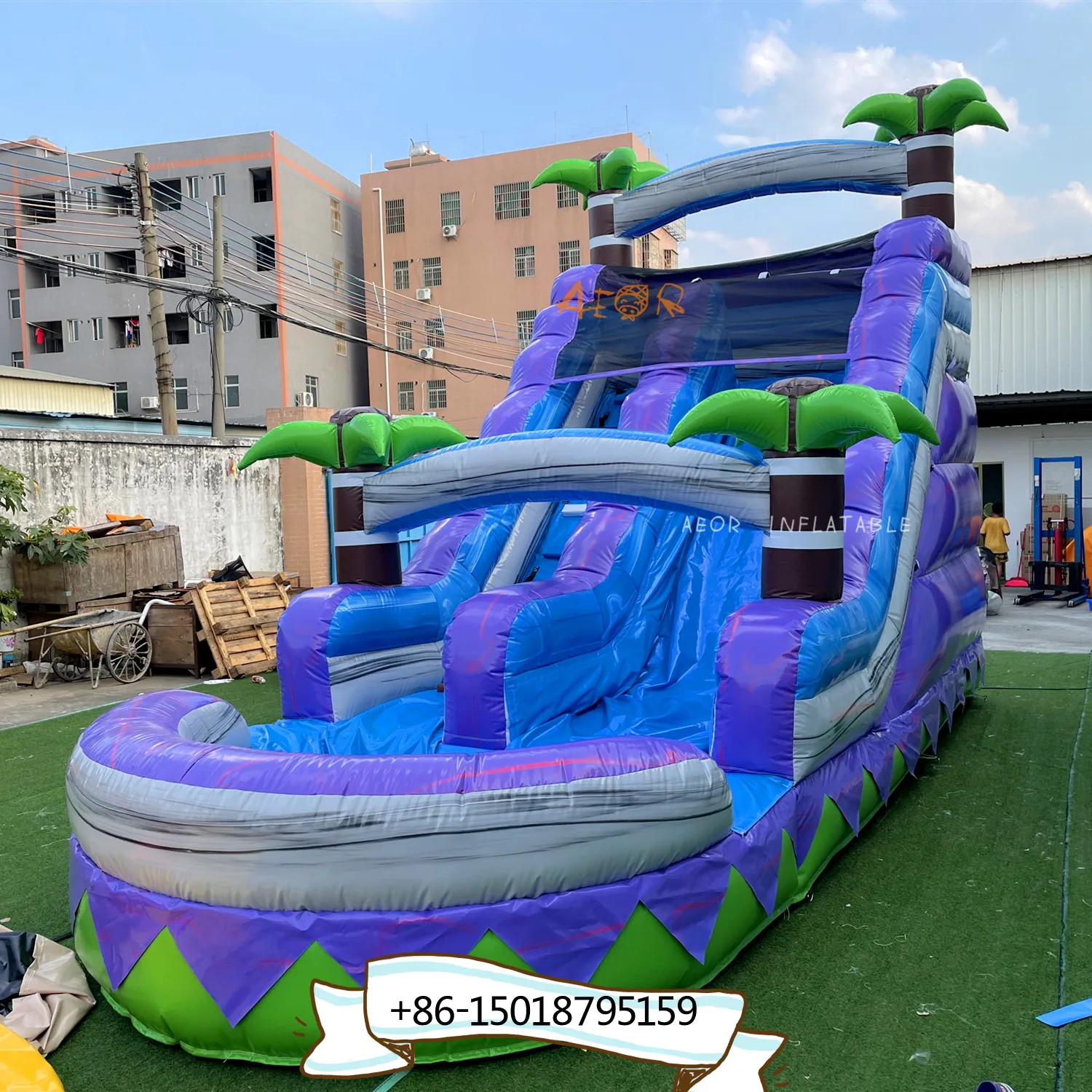 Коммерческие надувные водные горки для детей и взрослых китайская водная горка