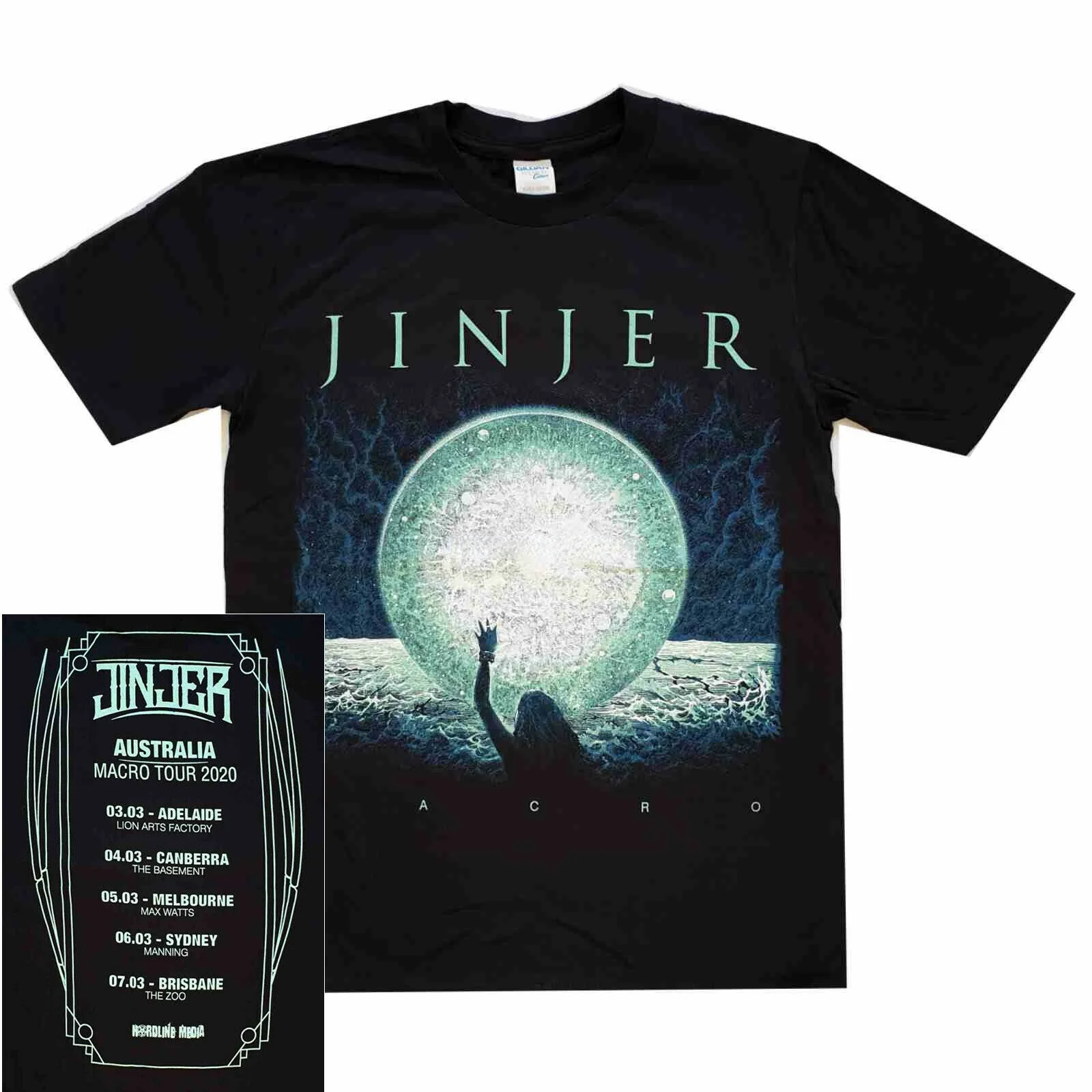 

Jinjer Macro Australian Tour Shirt S-Xxl Official Metal Band T-Shirt