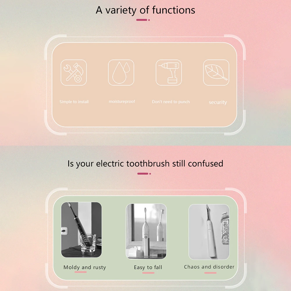 Крючки для хранения держатели зубных щеток электрическая зубная щетка настенная