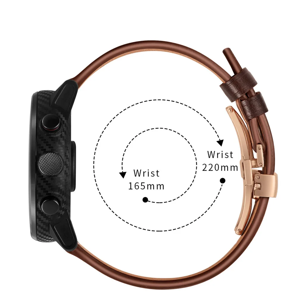 Сменный Браслет Роскошный кожаный для Xiaomi Huami AMAZFIT 2/2S Stratos Часы Браслет ремешок фитнес-трекер# G30