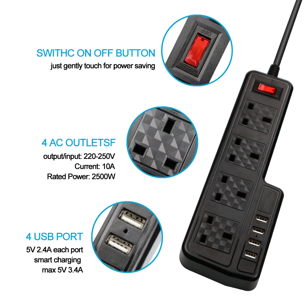 Одиночного Мощность полосы Защита от всплесков напряжения 4 способа