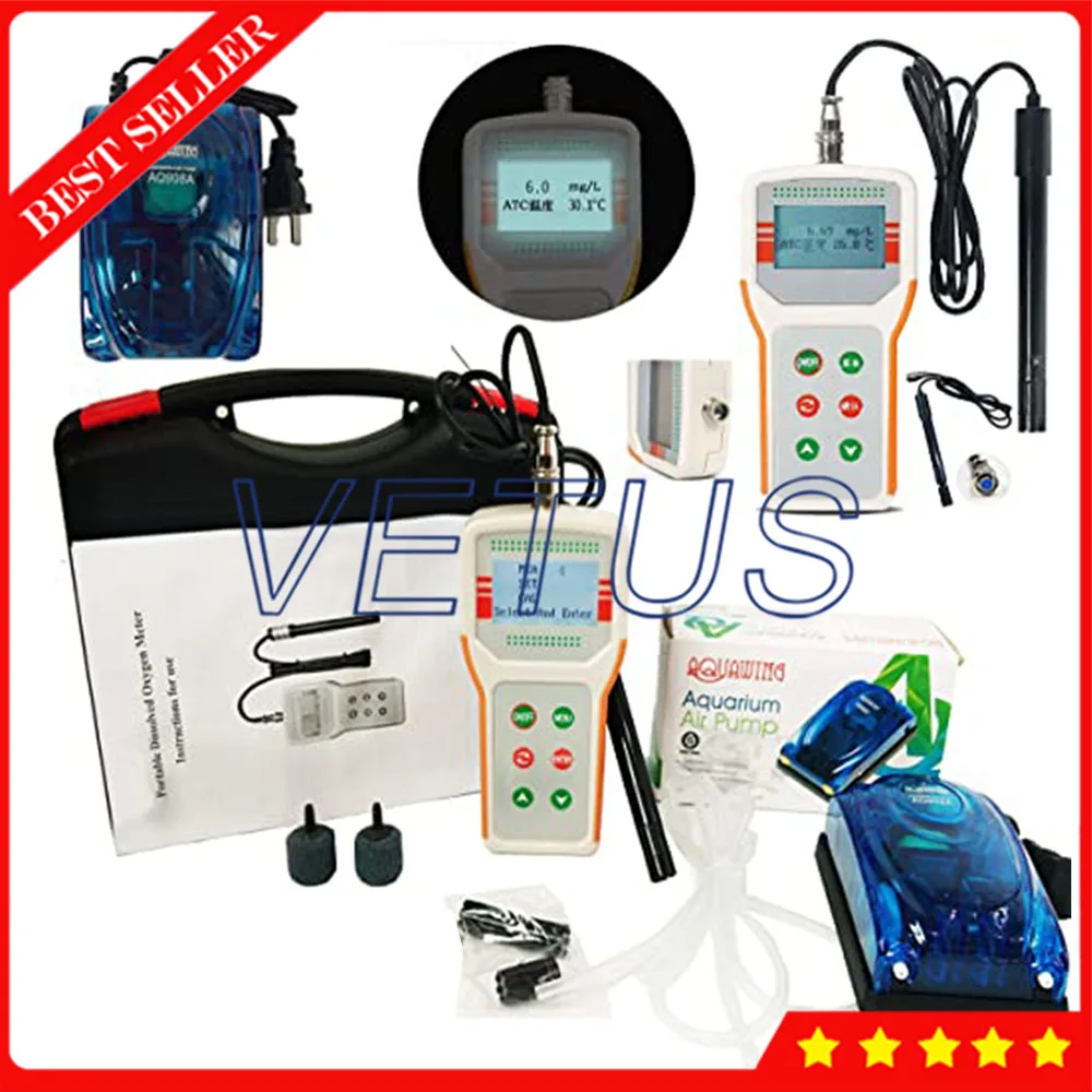 

Dissolved Oxygen Meter DO Analyzer Tester Dissolved Oxygen Range 0.00 to 20.00 mg/L Digital Display JPB-607A