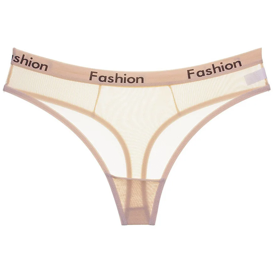 

G-String Thong Panties Sexy Transparent Panties Women's Cotton Underwear Women Briefs Pants Intimate Ladies Low-Rise Panties