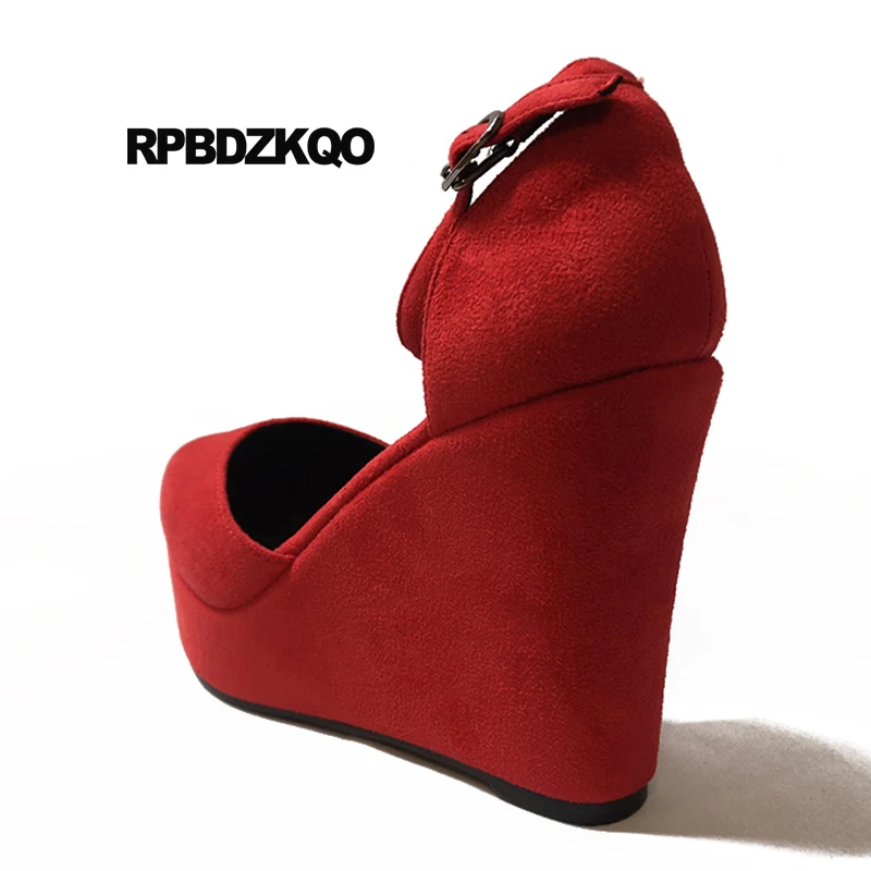 Женские зеленые туфли на танкетке высоком каблуке супер дизайнерская обувь