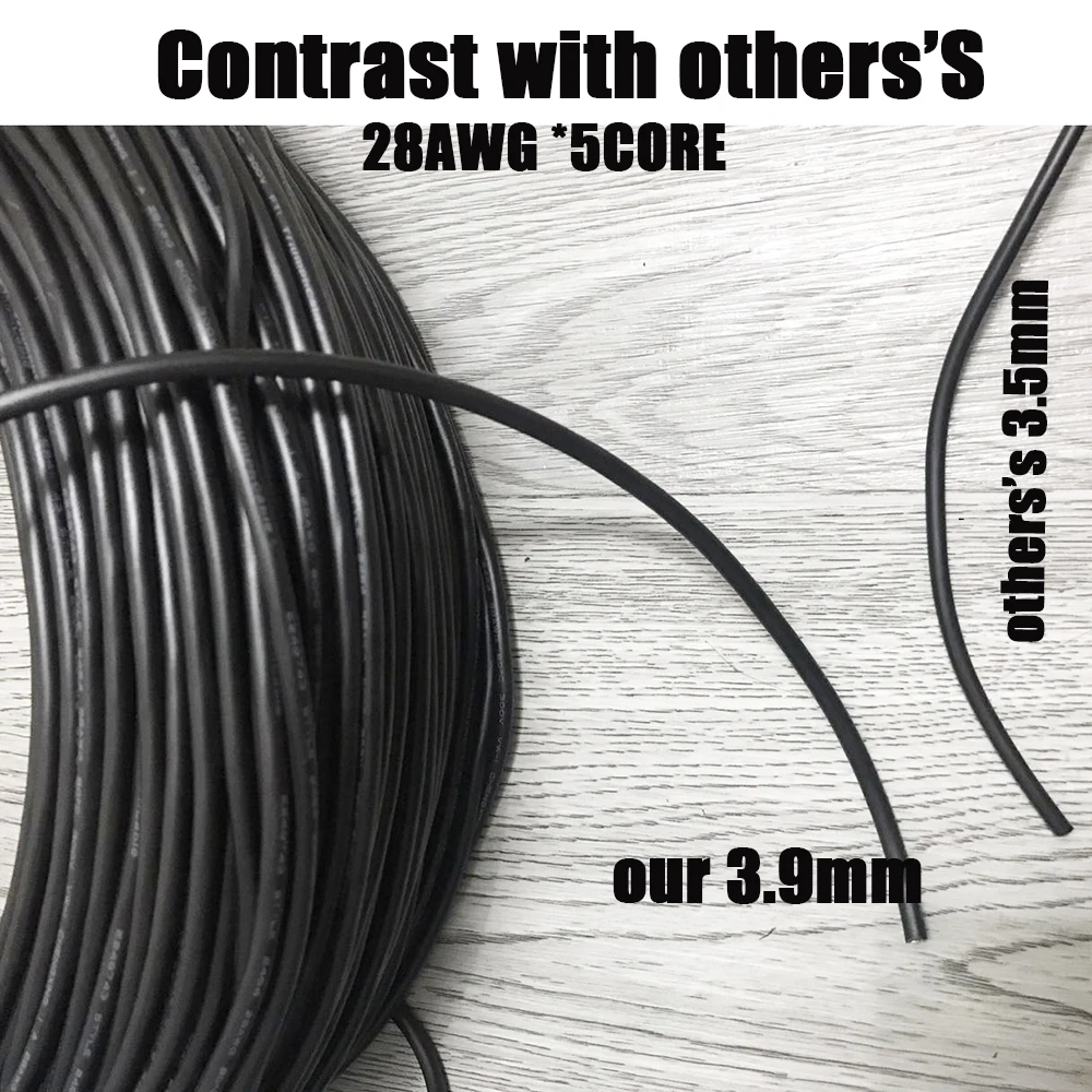 Кабель управления сигналом Sheathed Wire 28 26 AWG 2 3 4 5 6 7 8 9 10 ядер многожильный шнур