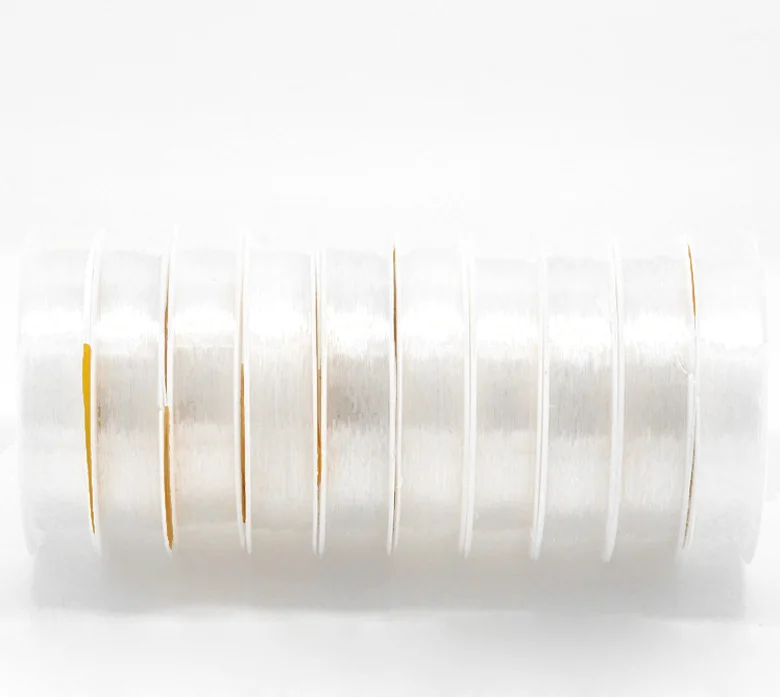 

Lovely Clear Beading Stretch Cord 0.5mm, sold per lot of 10 rolls(10x16M) (B17955)