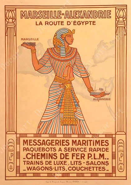 Ретро путешествие в Африку Египет холст живопись винтажные настенные картины