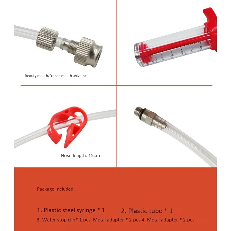 

New Bike Tubeless Tire Sealant Syringe and Valve Core Removal Tool Cycling Tubeless Sealant Injector Syringe
